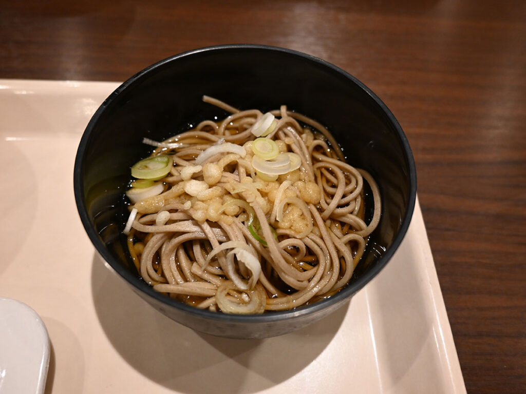 BumB東京スポーツ文化館のレストラン年越し蕎麦