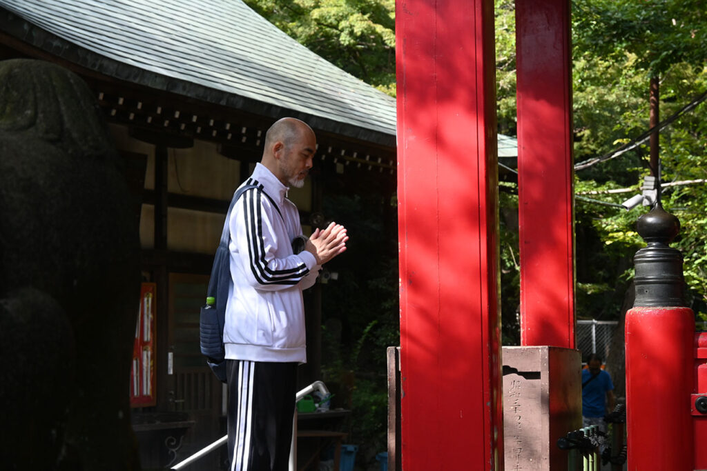 井の頭弁財天でお参り